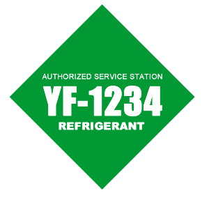 Authorized Service Station - YF-1234 Refrigerant